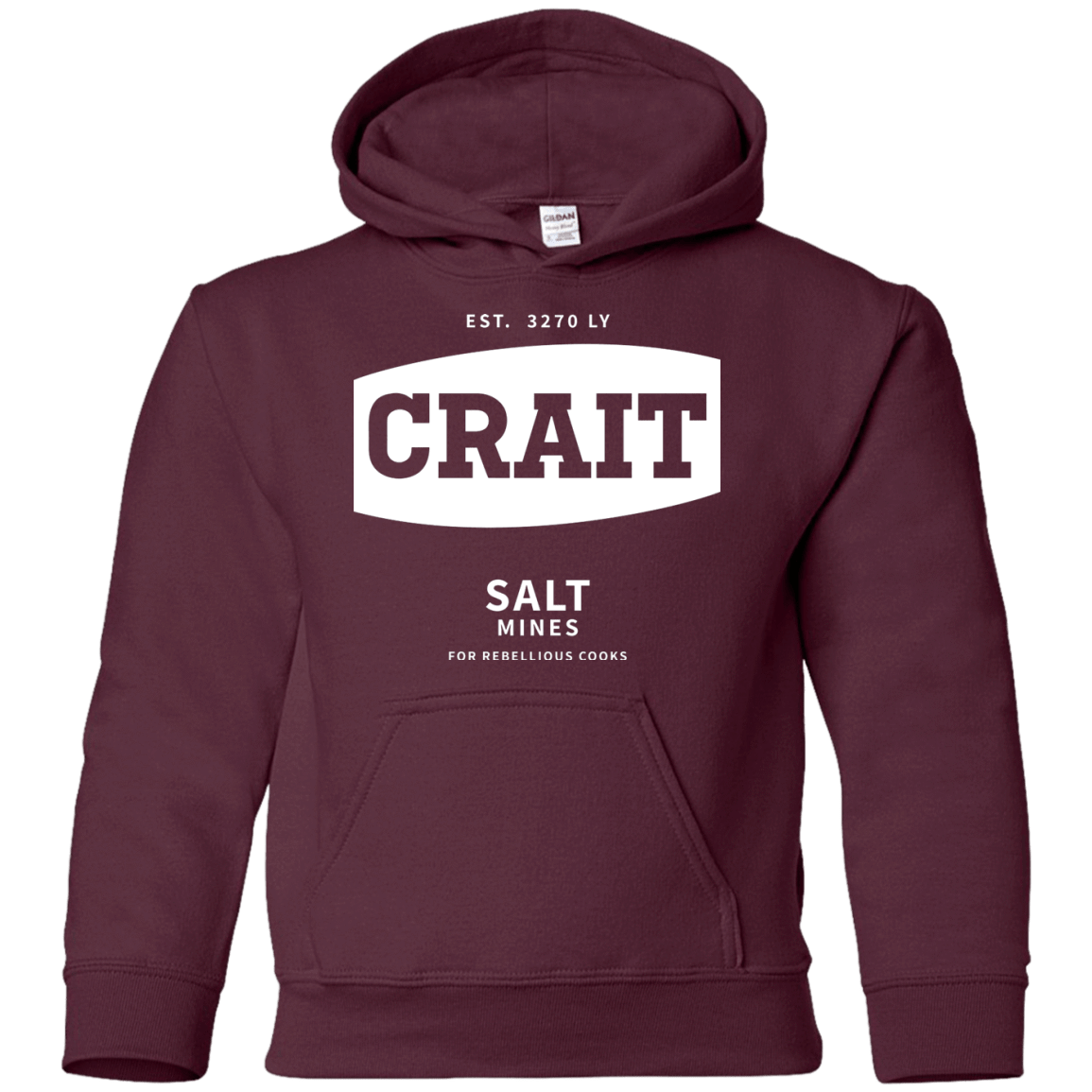 Sweatshirts Maroon / YS Crait Saxa Salt Youth Hoodie