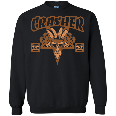 Sweatshirts Black / S CRASHER Crewneck Sweatshirt