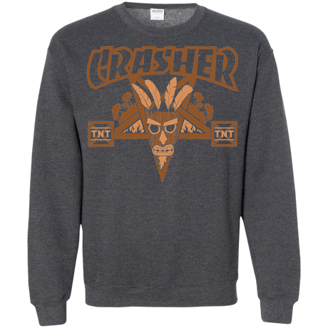 Sweatshirts Dark Heather / S CRASHER Crewneck Sweatshirt