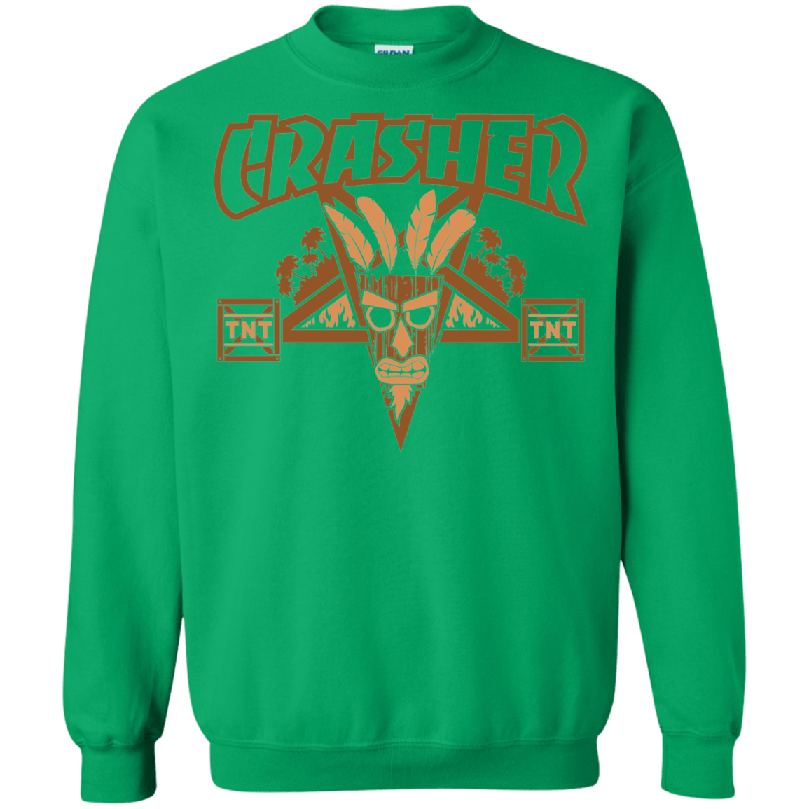Sweatshirts Irish Green / S CRASHER Crewneck Sweatshirt