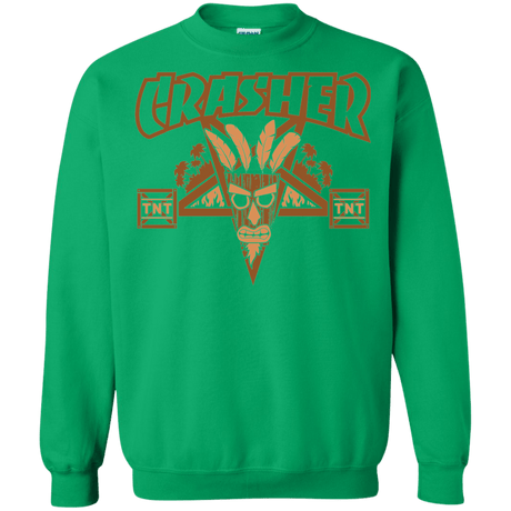 Sweatshirts Irish Green / S CRASHER Crewneck Sweatshirt