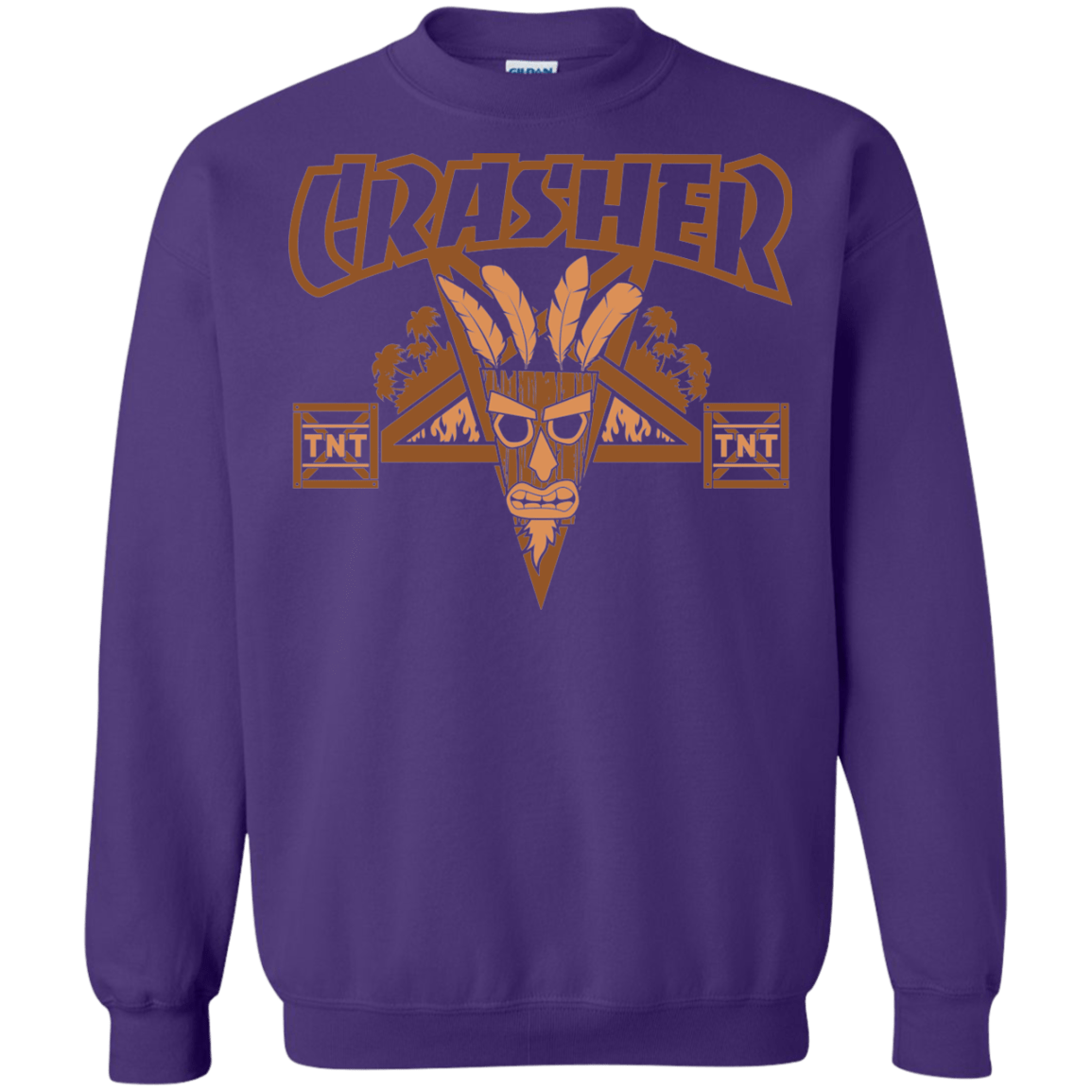 Sweatshirts Purple / S CRASHER Crewneck Sweatshirt