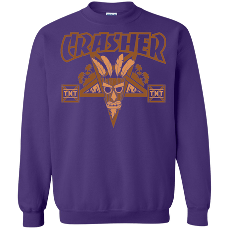 Sweatshirts Purple / S CRASHER Crewneck Sweatshirt
