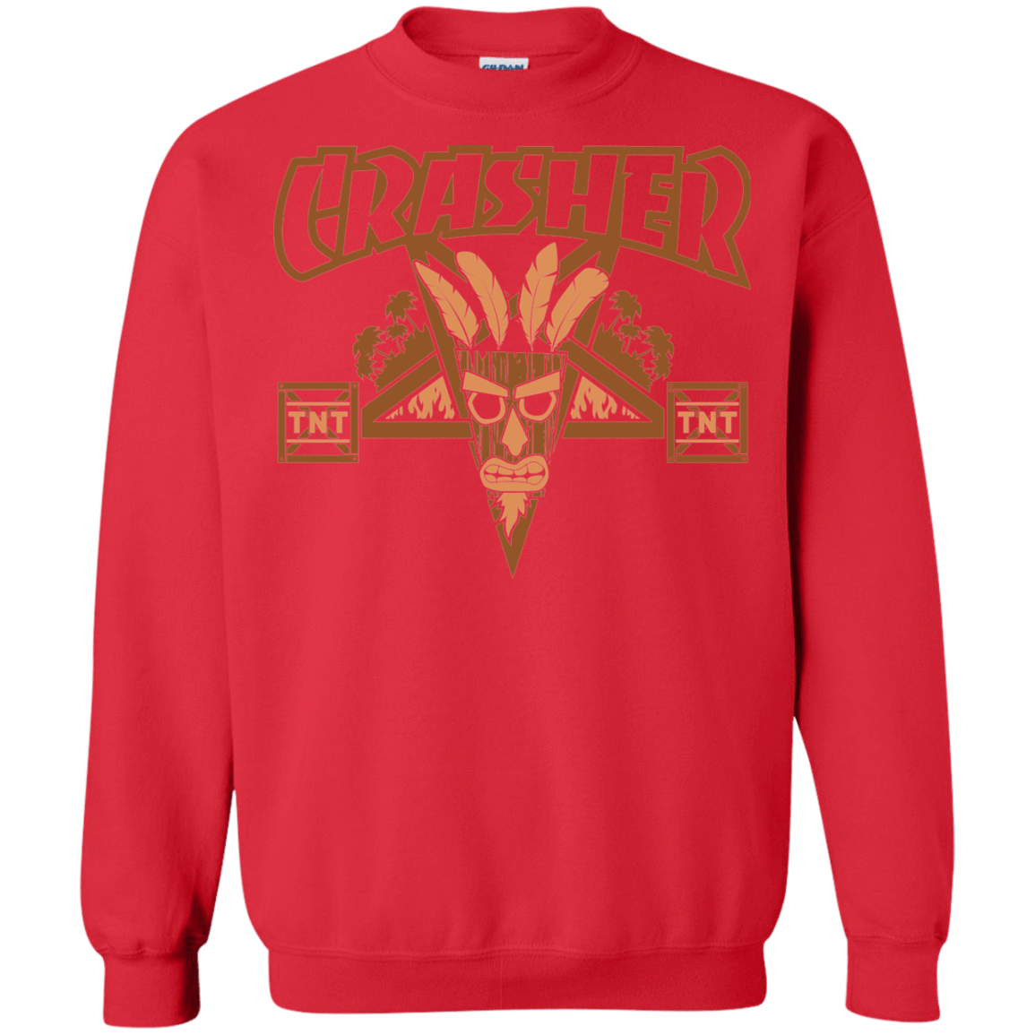 Sweatshirts Red / S CRASHER Crewneck Sweatshirt