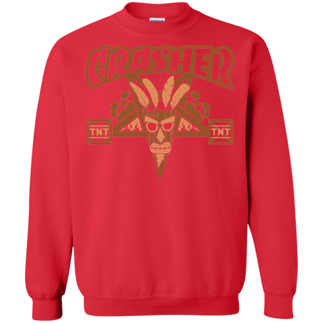 Sweatshirts Red / S CRASHER Crewneck Sweatshirt