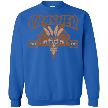 Sweatshirts Royal / S CRASHER Crewneck Sweatshirt
