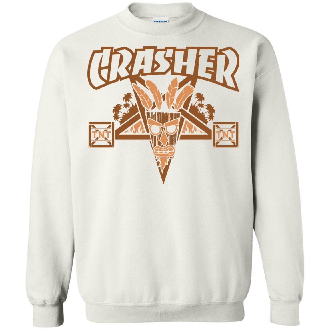 Sweatshirts White / S CRASHER Crewneck Sweatshirt