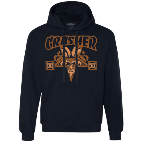 Sweatshirts Navy / S CRASHER Premium Fleece Hoodie