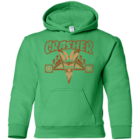 Sweatshirts Irish Green / YS CRASHER Youth Hoodie