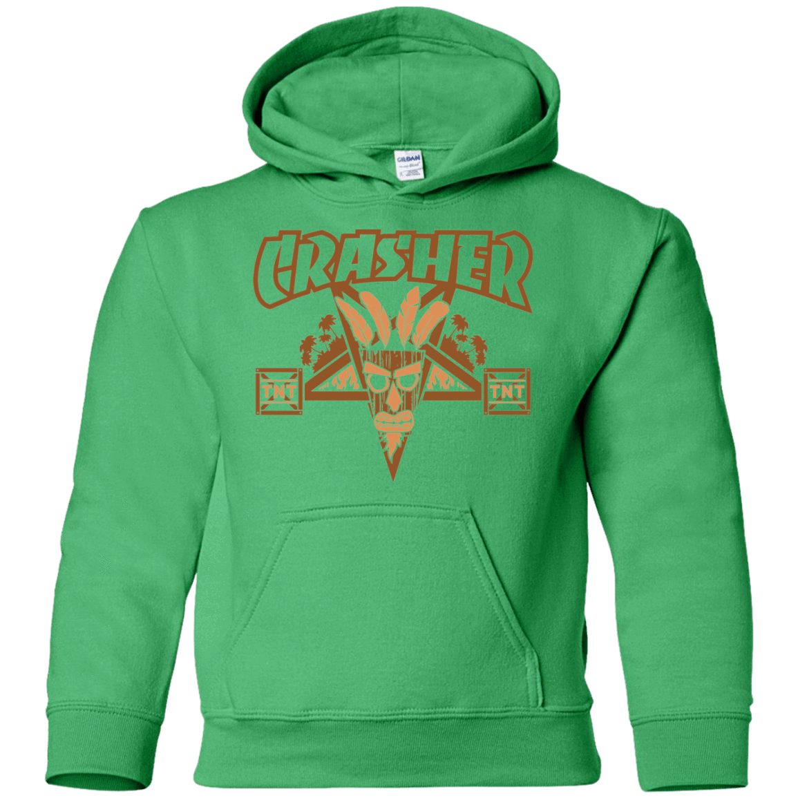 Sweatshirts Irish Green / YS CRASHER Youth Hoodie