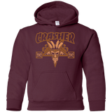 Sweatshirts Maroon / YS CRASHER Youth Hoodie