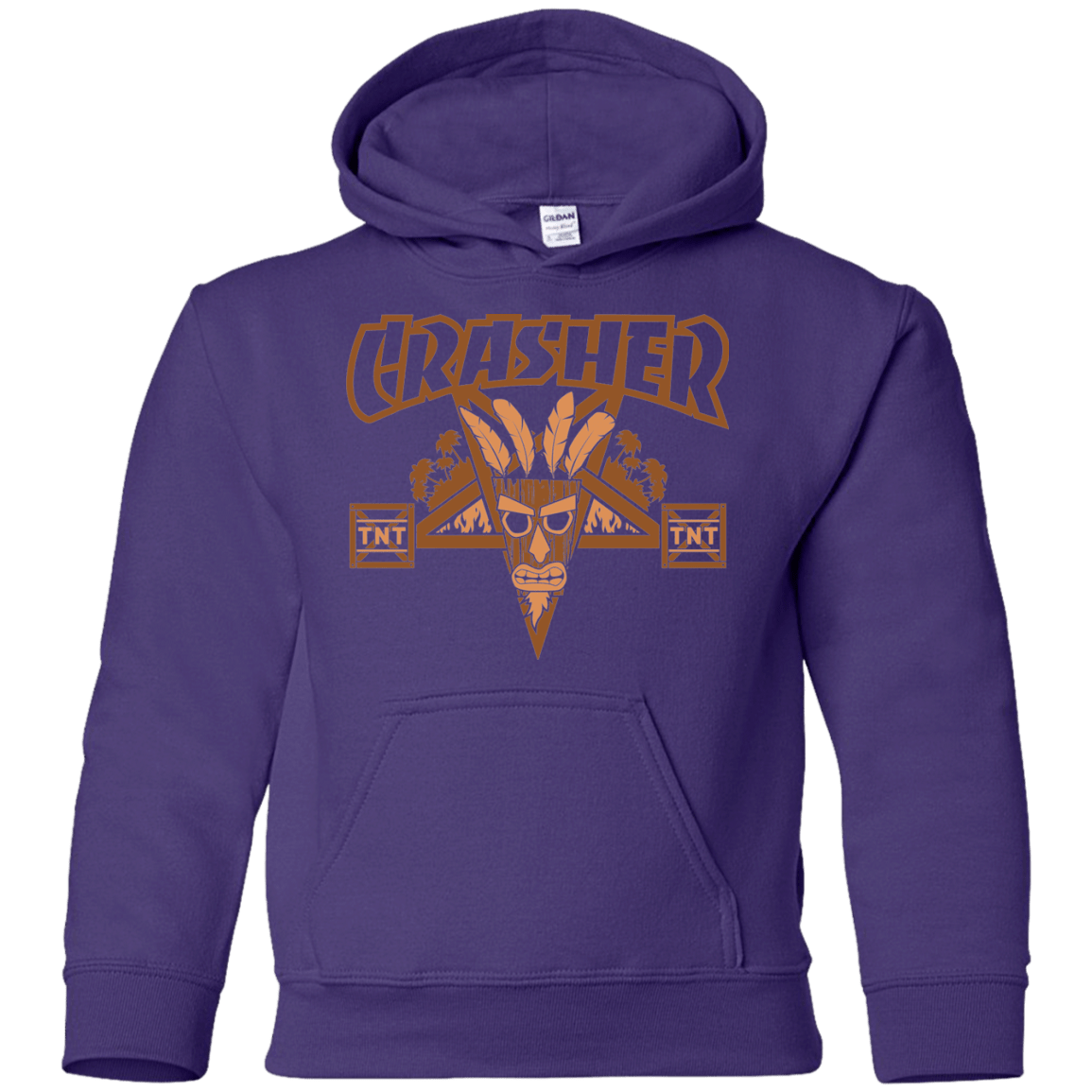 Sweatshirts Purple / YS CRASHER Youth Hoodie