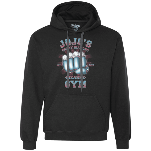 Sweatshirts Black / S Crazy Diamond Gym Premium Fleece Hoodie