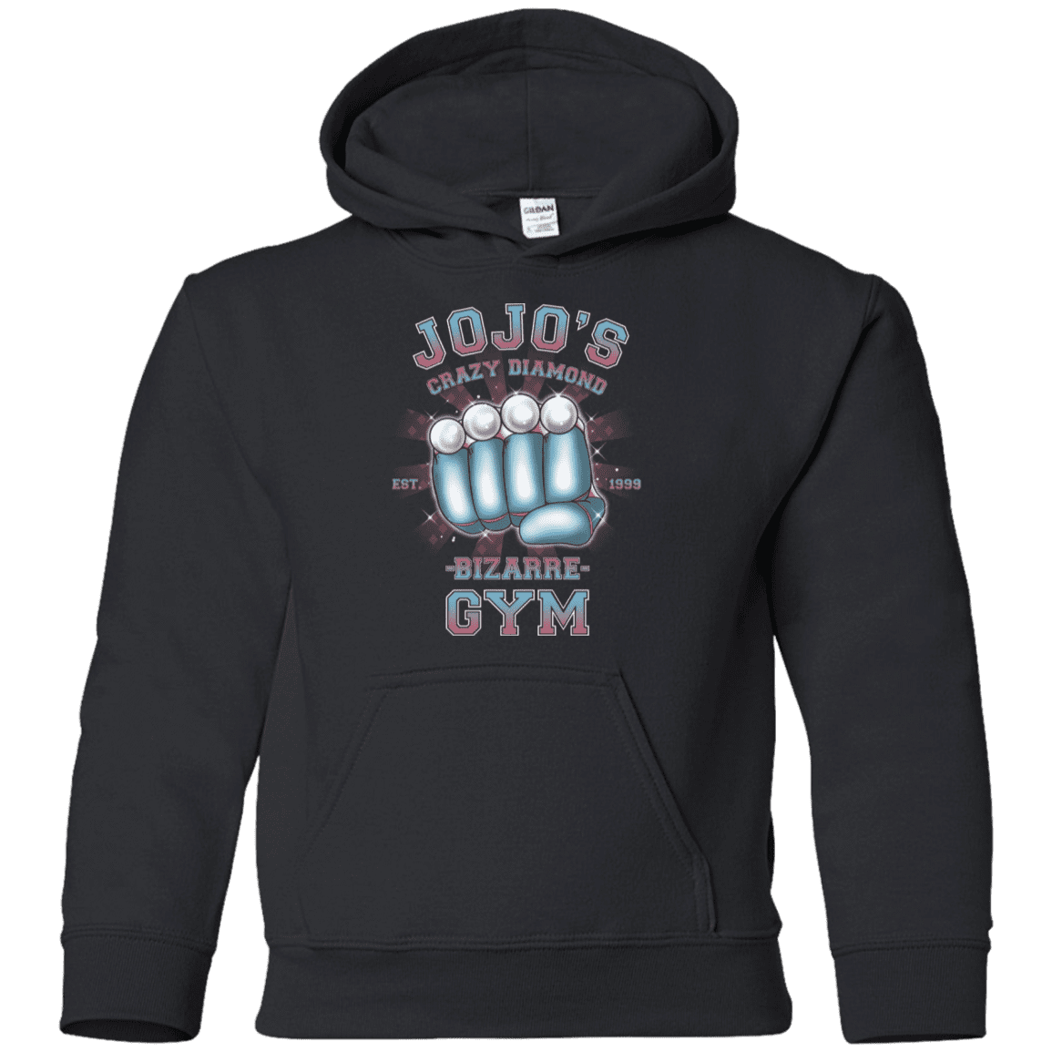 Sweatshirts Black / YS Crazy Diamond Gym Youth Hoodie