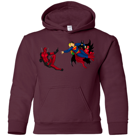 Sweatshirts Maroon / YS Creation of the Merc Youth Hoodie