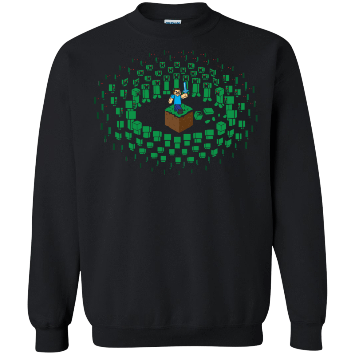Sweatshirts Black / S Creeper Mob Crewneck Sweatshirt