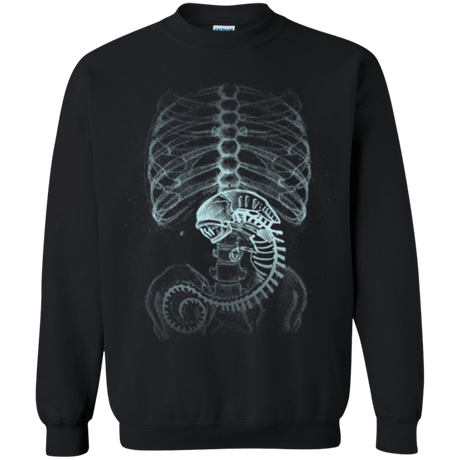 Sweatshirts Black / Small Creepy pregnant Crewneck Sweatshirt