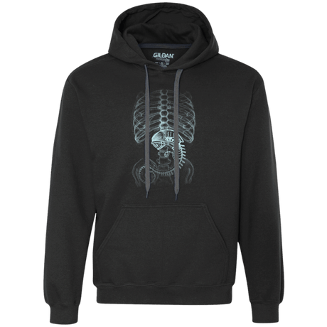 Sweatshirts Black / Small Creepy pregnant Premium Fleece Hoodie