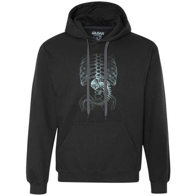 Sweatshirts Black / Small Creepy pregnant Premium Fleece Hoodie