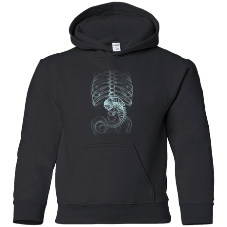 Sweatshirts Black / YS Creepy pregnant Youth Hoodie
