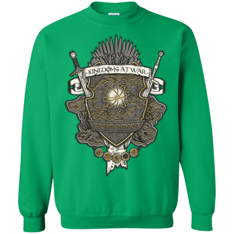 Sweatshirts Irish Green / Small Crest of Thrones Crewneck Sweatshirt