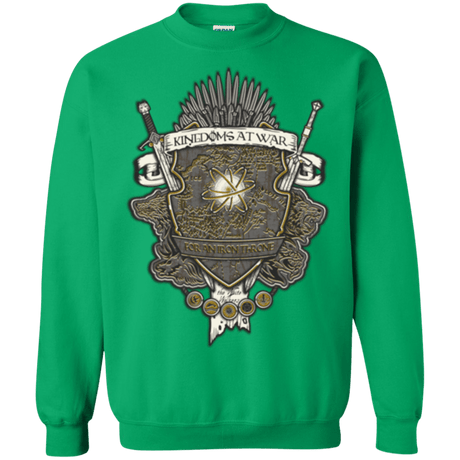 Sweatshirts Irish Green / Small Crest of Thrones Crewneck Sweatshirt