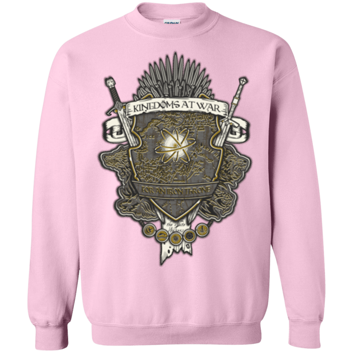 Sweatshirts Light Pink / Small Crest of Thrones Crewneck Sweatshirt