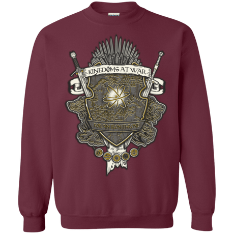 Sweatshirts Maroon / Small Crest of Thrones Crewneck Sweatshirt