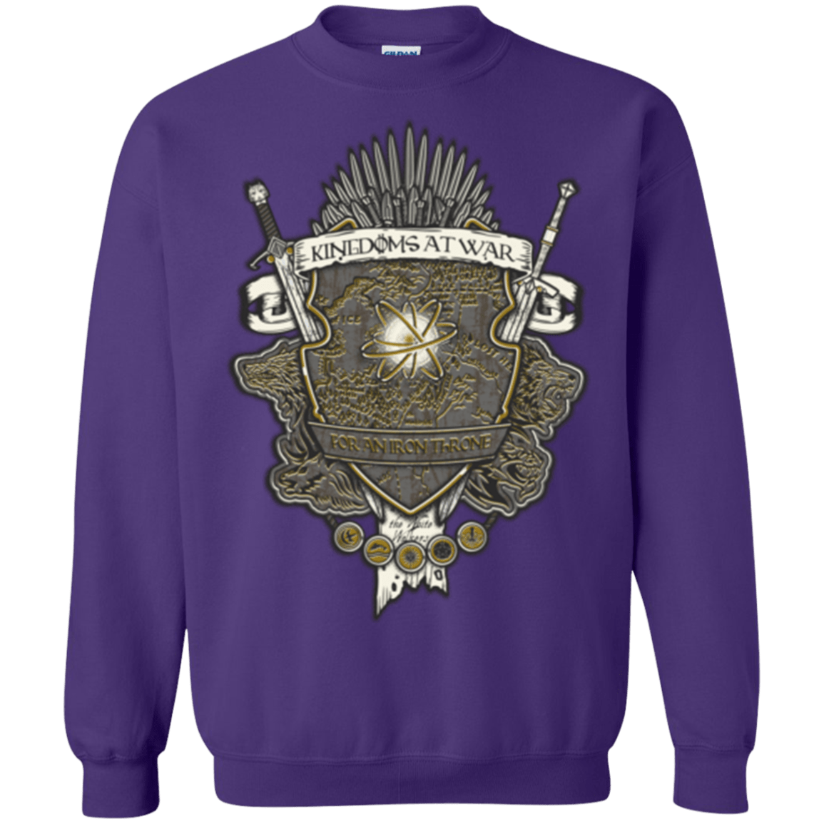 Sweatshirts Purple / Small Crest of Thrones Crewneck Sweatshirt