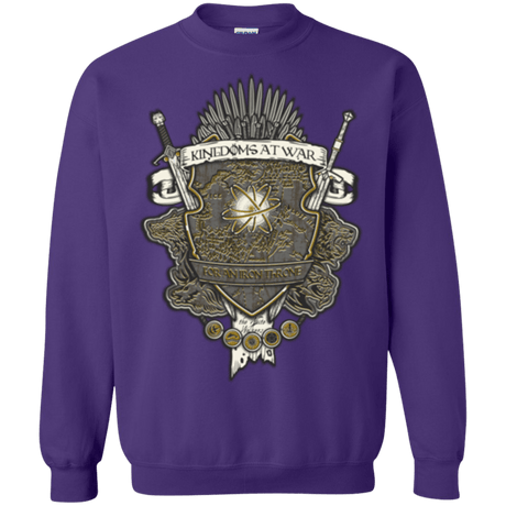 Sweatshirts Purple / Small Crest of Thrones Crewneck Sweatshirt