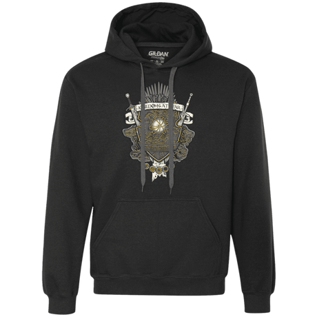Sweatshirts Black / Small Crest of Thrones Premium Fleece Hoodie