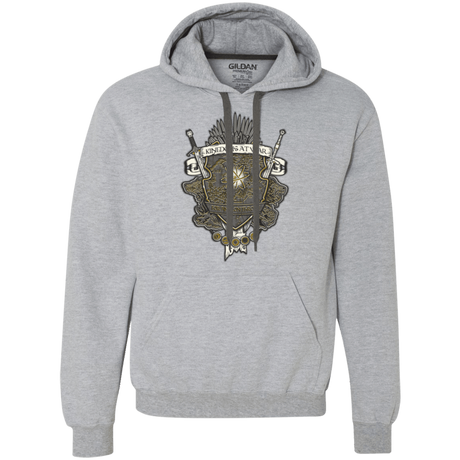 Sweatshirts Sport Grey / Small Crest of Thrones Premium Fleece Hoodie