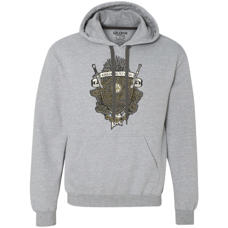 Sweatshirts Sport Grey / Small Crest of Thrones Premium Fleece Hoodie