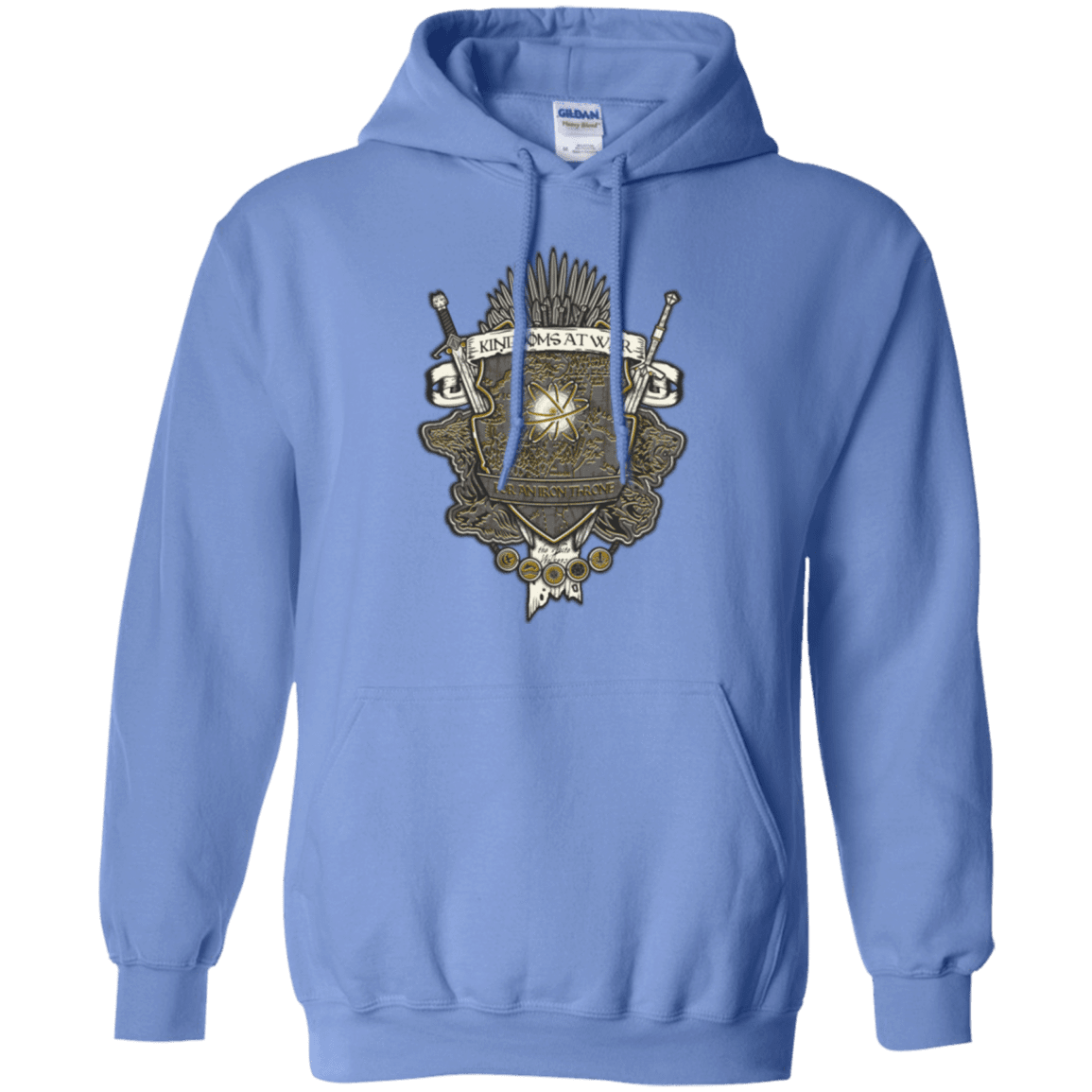 Sweatshirts Carolina Blue / Small Crest of Thrones Pullover Hoodie