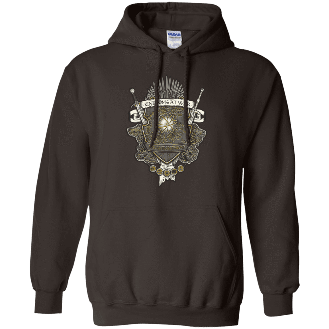 Sweatshirts Dark Chocolate / Small Crest of Thrones Pullover Hoodie