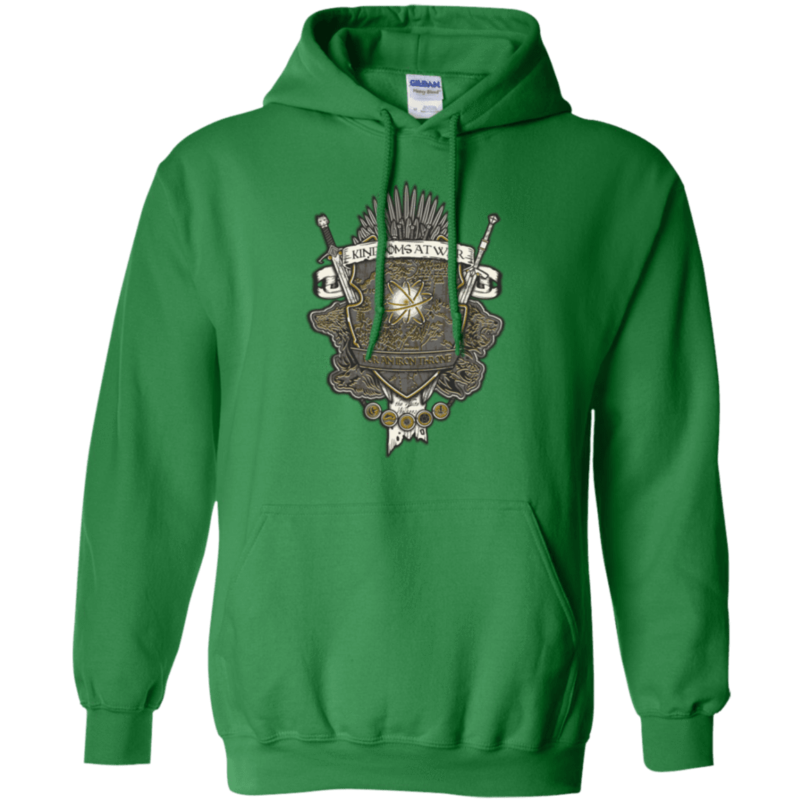 Sweatshirts Irish Green / Small Crest of Thrones Pullover Hoodie