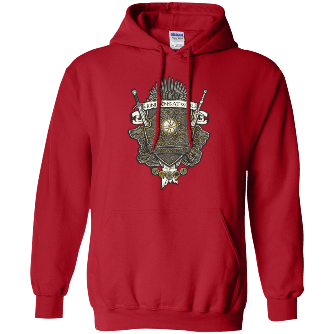 Sweatshirts Red / Small Crest of Thrones Pullover Hoodie