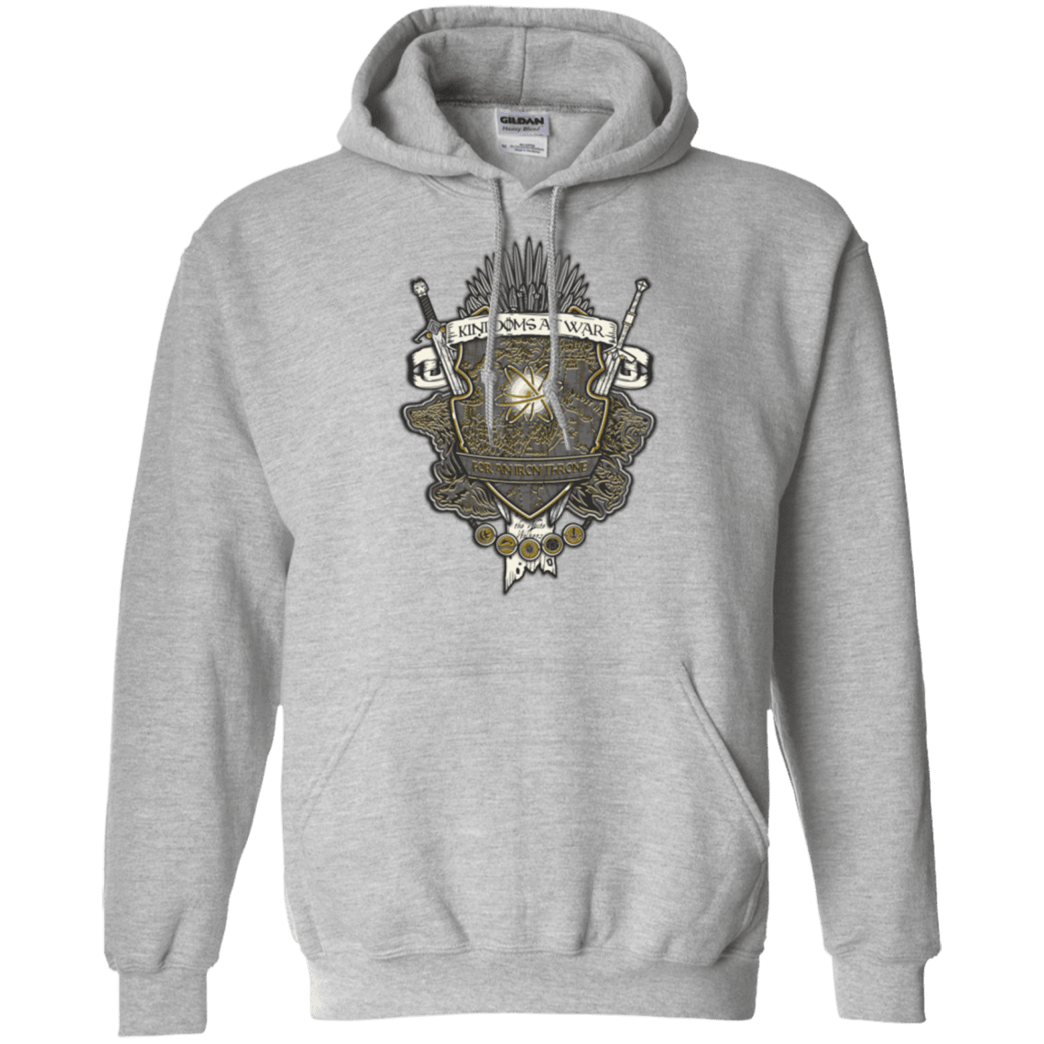 Sweatshirts Sport Grey / Small Crest of Thrones Pullover Hoodie