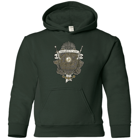 Sweatshirts Forest Green / YS Crest of Thrones Youth Hoodie