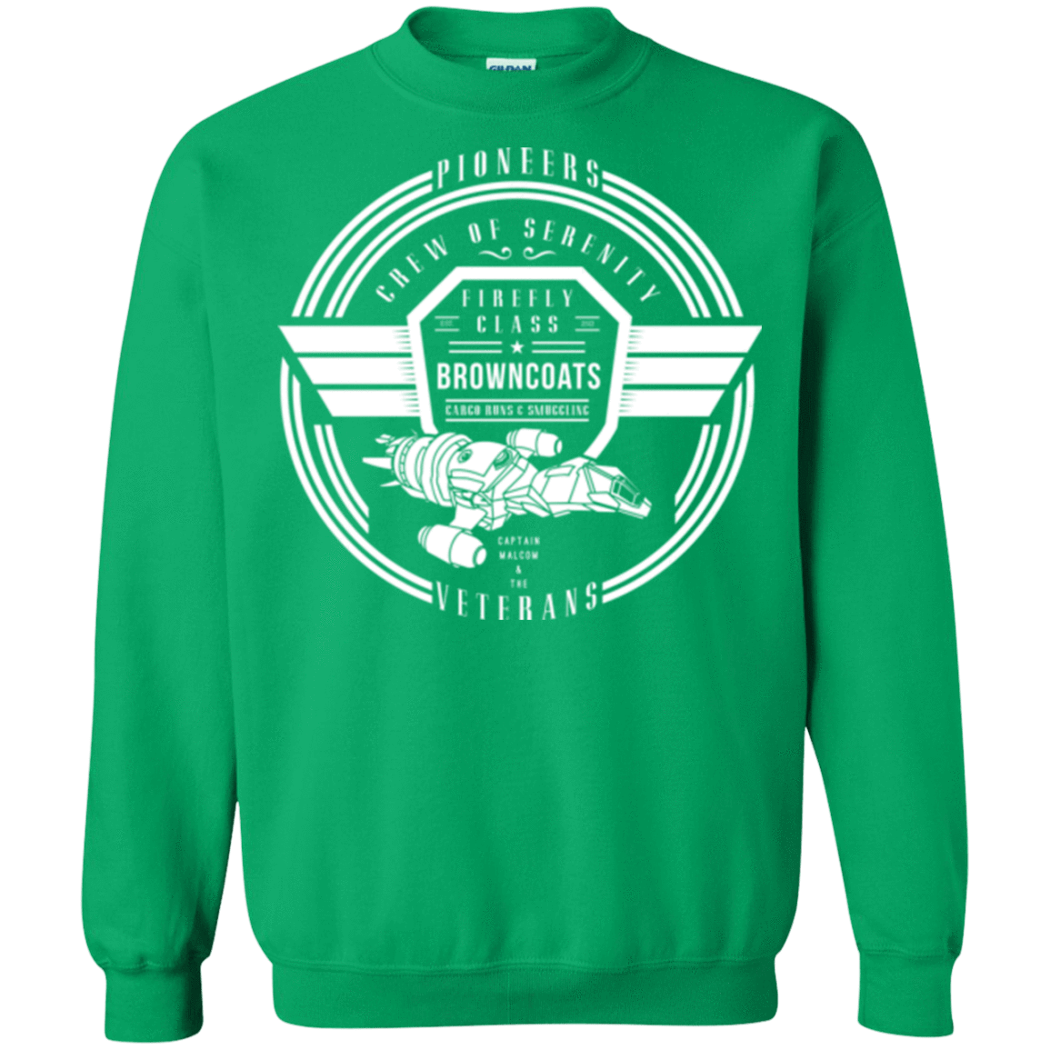 Sweatshirts Irish Green / Small Crew of Serenity Crewneck Sweatshirt