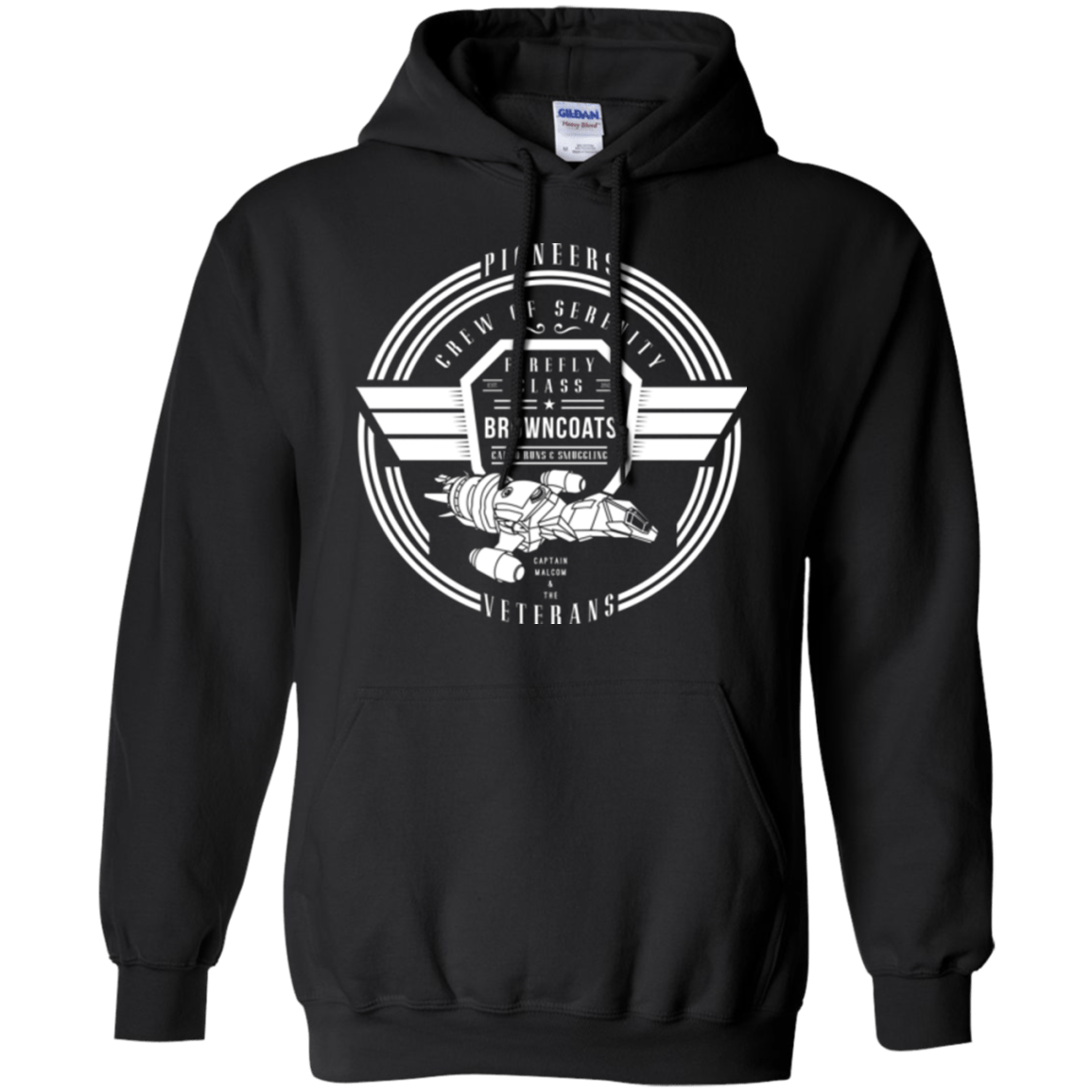 Sweatshirts Black / Small Crew of Serenity Pullover Hoodie