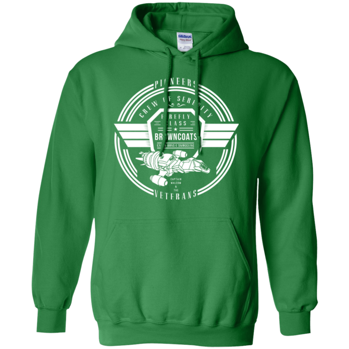 Sweatshirts Irish Green / Small Crew of Serenity Pullover Hoodie