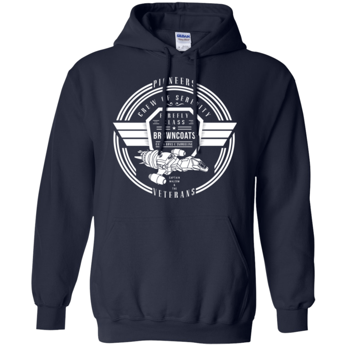 Sweatshirts Navy / Small Crew of Serenity Pullover Hoodie