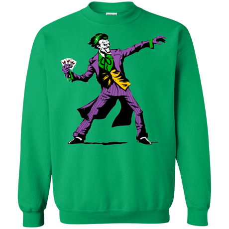 Sweatshirts Irish Green / Small Crime Clown Banksy Crewneck Sweatshirt