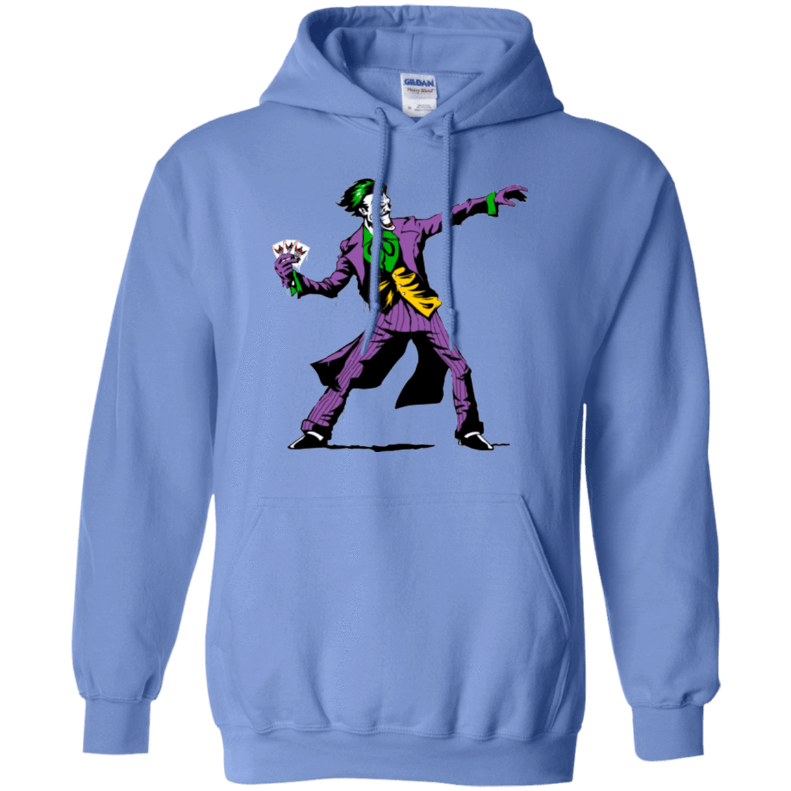 Sweatshirts Carolina Blue / Small Crime Clown Banksy Pullover Hoodie