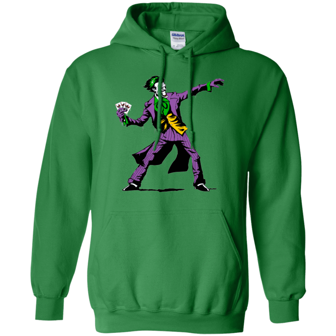 Sweatshirts Irish Green / Small Crime Clown Banksy Pullover Hoodie