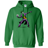 Sweatshirts Irish Green / Small Crime Clown Banksy Pullover Hoodie