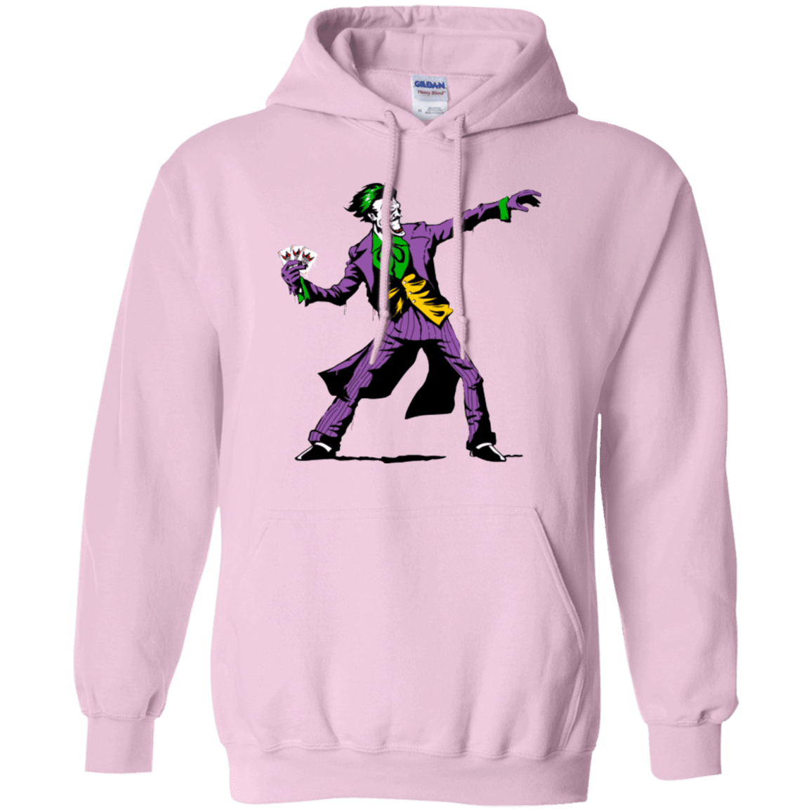 Sweatshirts Light Pink / Small Crime Clown Banksy Pullover Hoodie