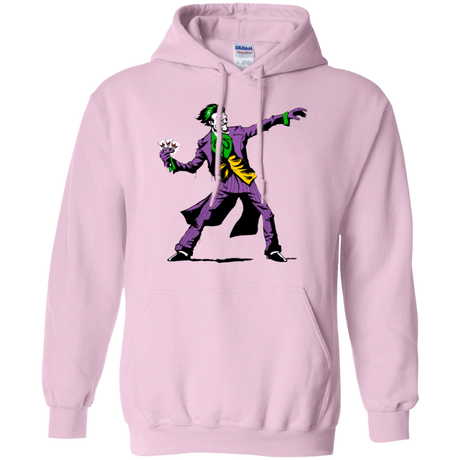 Sweatshirts Light Pink / Small Crime Clown Banksy Pullover Hoodie