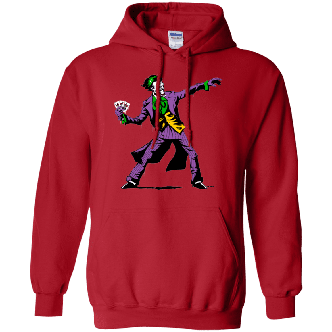 Sweatshirts Red / Small Crime Clown Banksy Pullover Hoodie